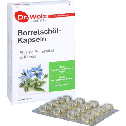 BORRETSCHÖL KAPSELN Dr.Wolz 60 St
