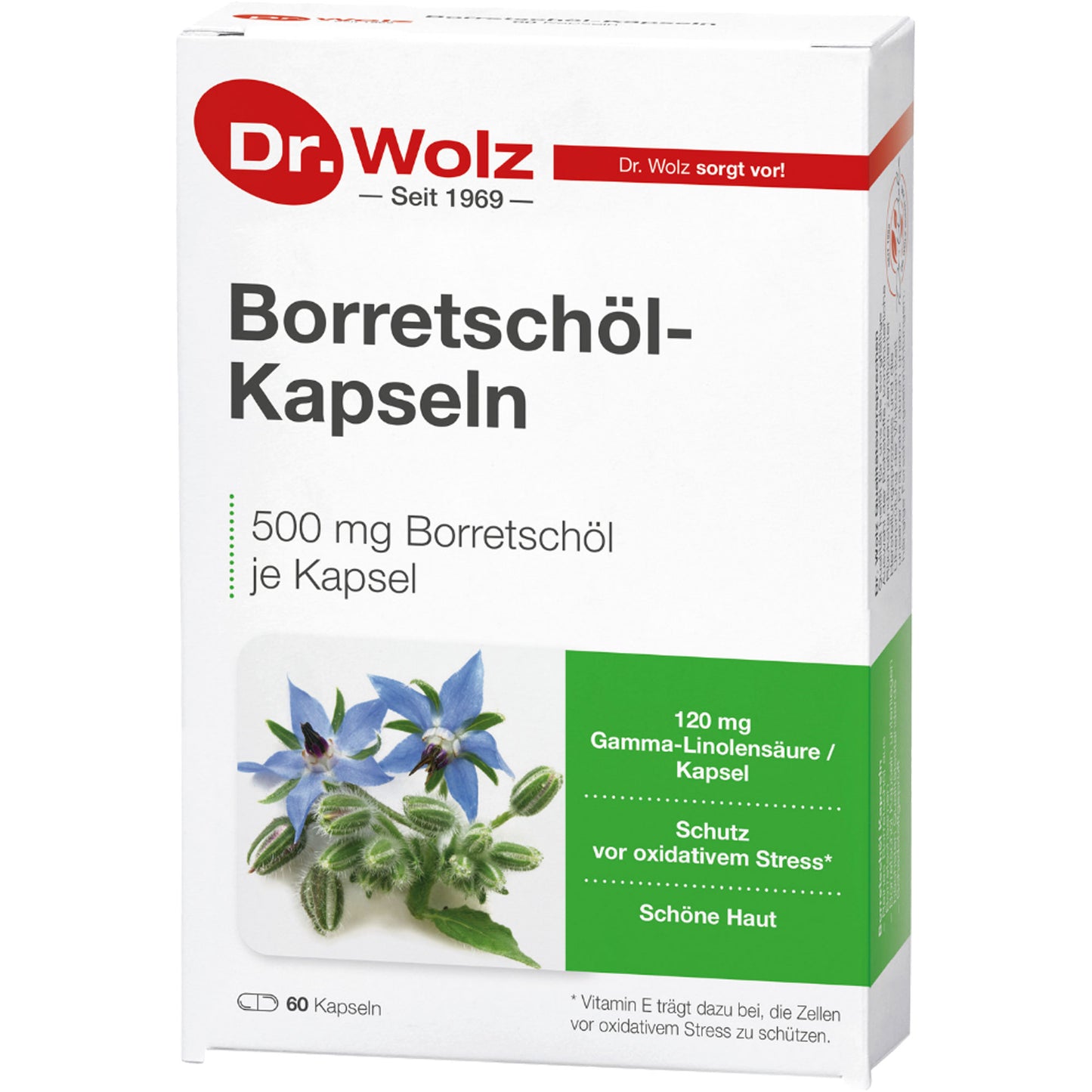 BORRETSCHÖL KAPSELN Dr.Wolz 60 St