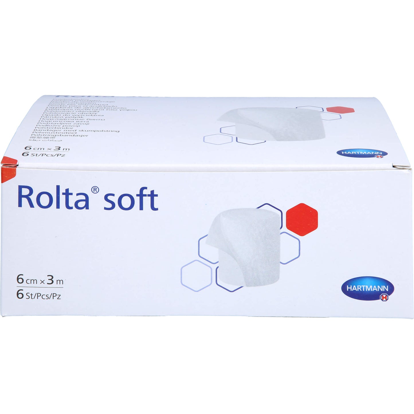ROLTA soft synth.-Wattebinde 6 cmx3 m 6 St