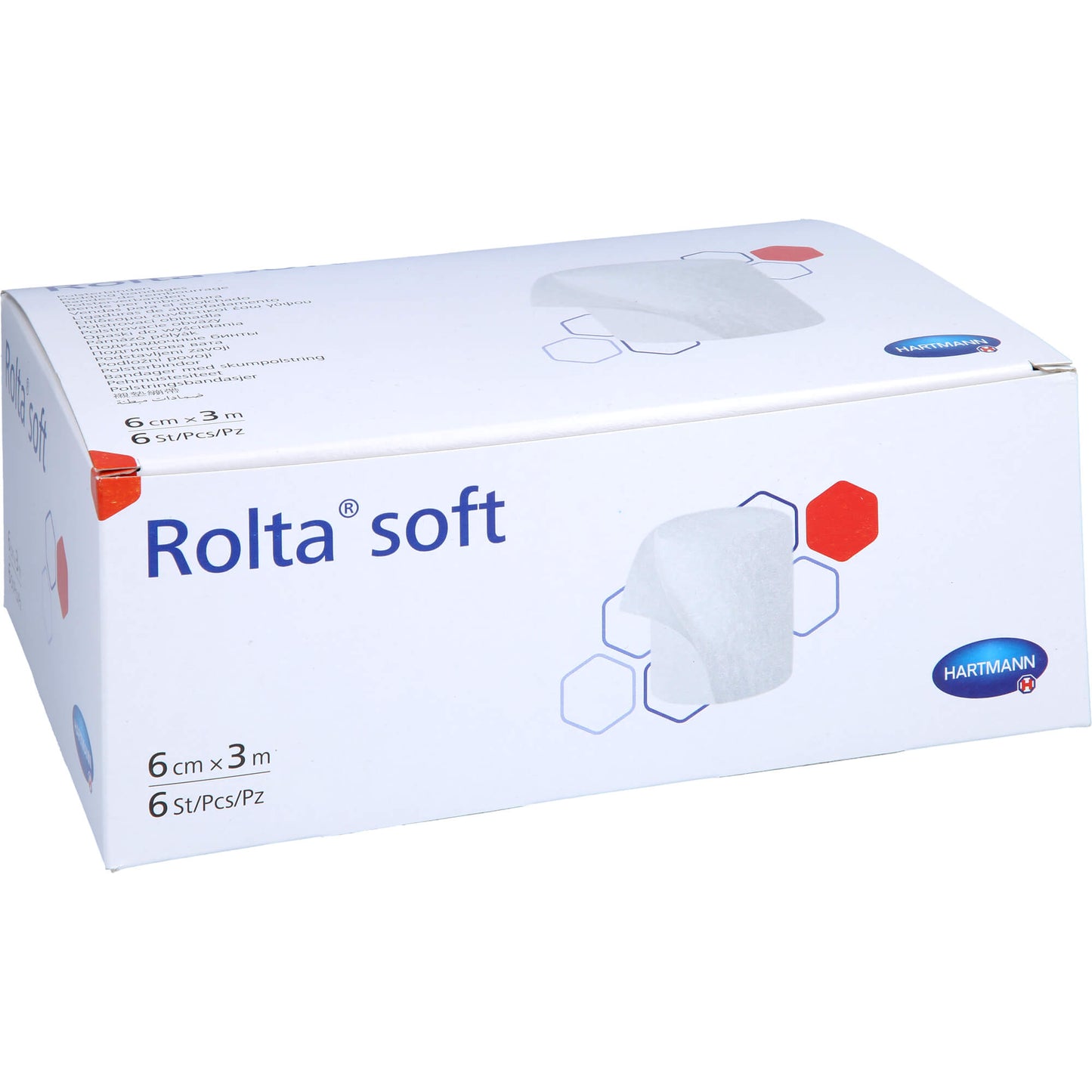 ROLTA soft synth.-Wattebinde 6 cmx3 m 6 St