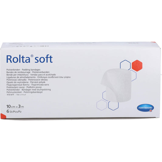 ROLTA soft synth.-Wattebinde 10 cmx3 m 6 St