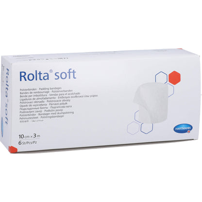 ROLTA soft synth.-Wattebinde 10 cmx3 m 6 St