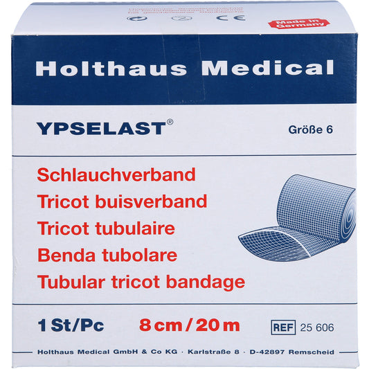 SCHLAUCHVERBAND YPSELAST Gr.6 20 m weiß 1 St