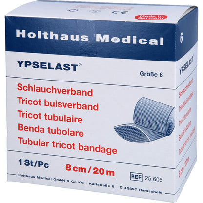 SCHLAUCHVERBAND YPSELAST Gr.6 20 m weiß 1 St