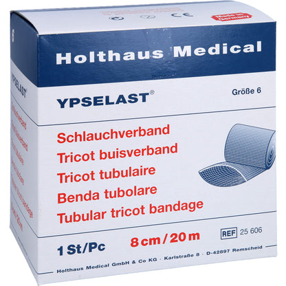 SCHLAUCHVERBAND YPSELAST Gr.6 20 m weiß 1 St