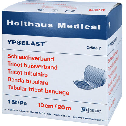 SCHLAUCHVERBAND YPSELAST Gr.7 20 m weiß 1 St
