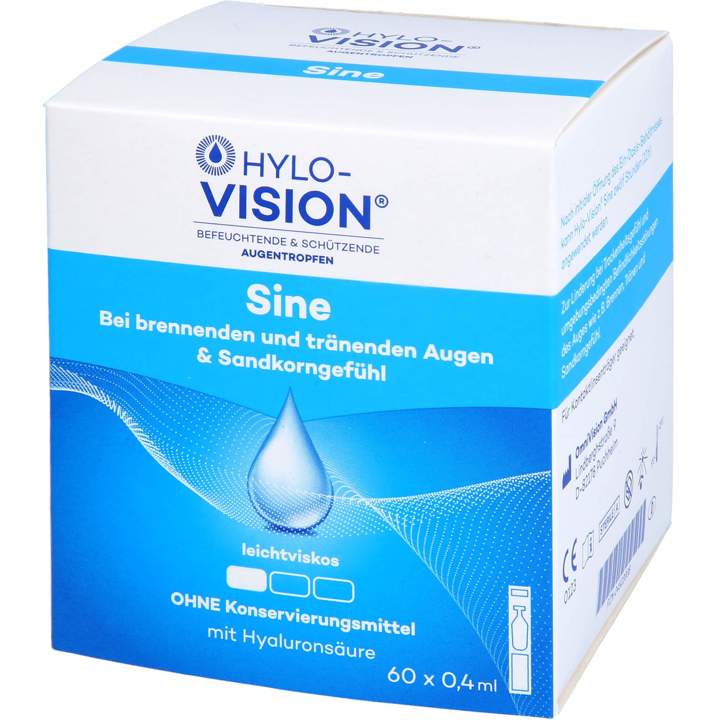 HYLO-VISION sine Einzeldosispipetten 60X0.4 ml