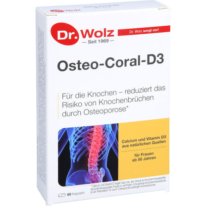 OSTEO CORAL D3 Dr.Wolz Kapseln 60 St