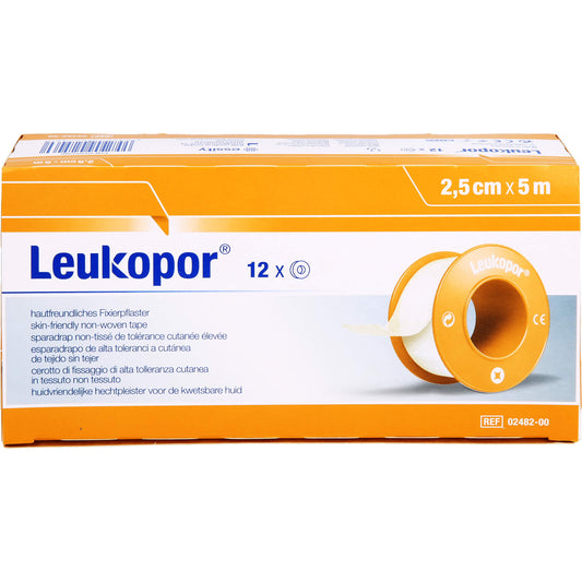 LEUKOPOR 2,5 cmx5 m 12 St