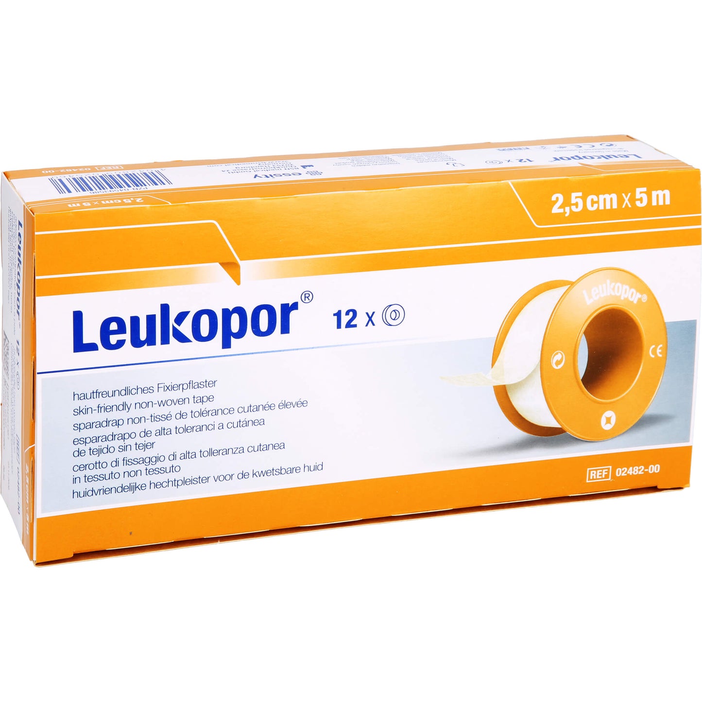 LEUKOPOR 2,5 cmx5 m 12 St