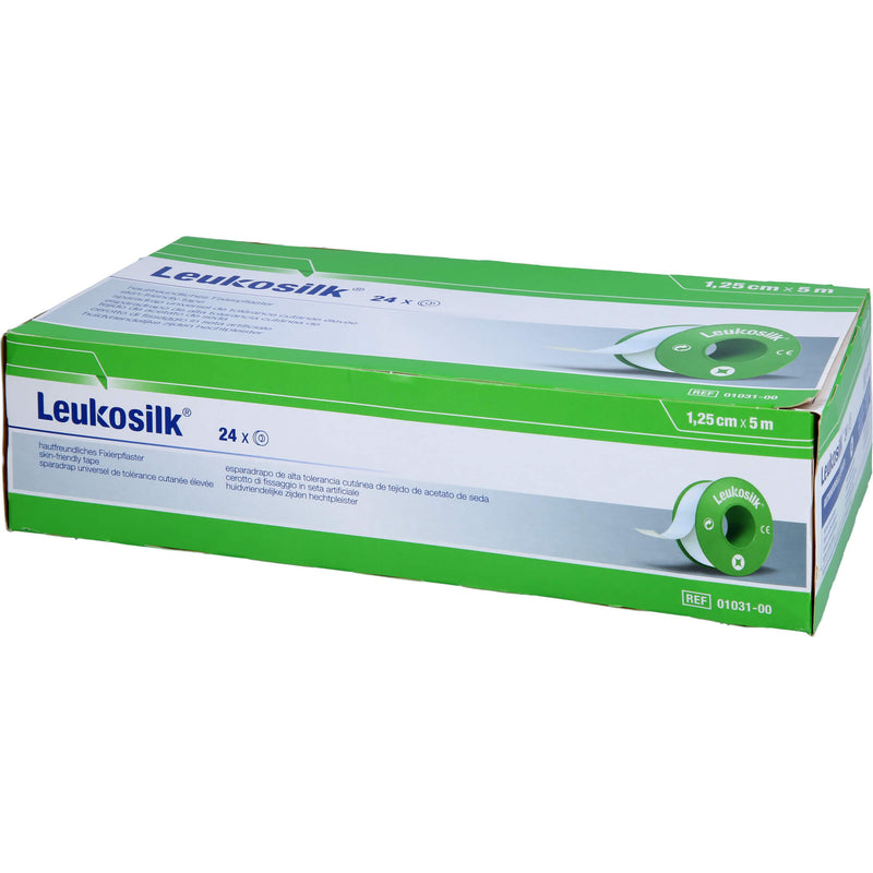 LEUKOSILK 5MX1.25CM 24 St