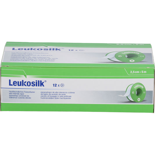 LEUKOSILK 2,5 cmx5 m 12 St