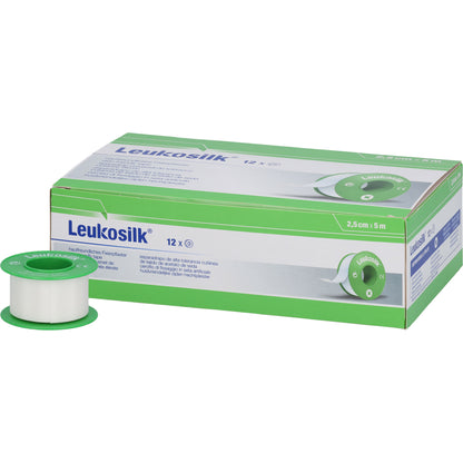 LEUKOSILK 2,5 cmx5 m 12 St