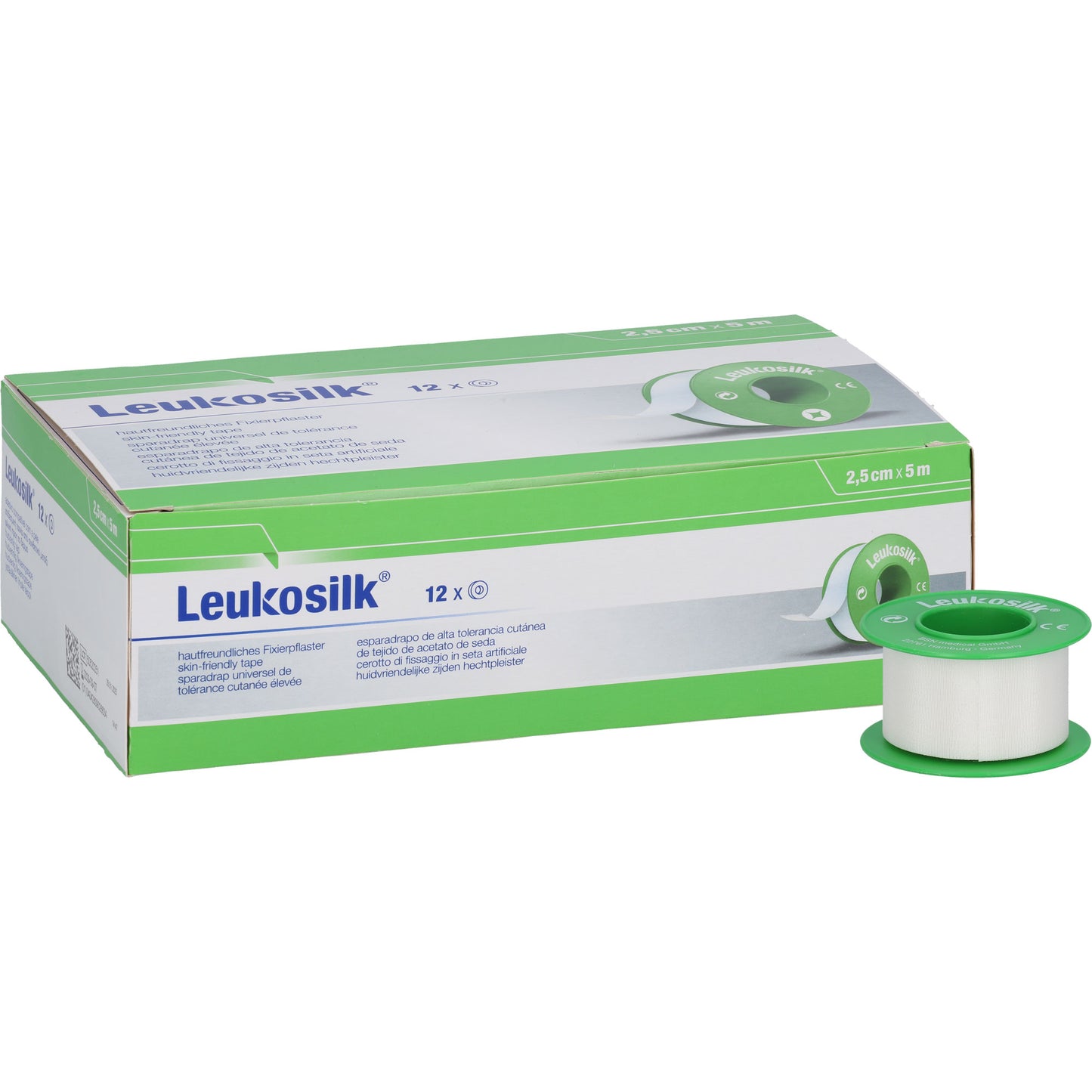LEUKOSILK 2,5 cmx5 m 12 St