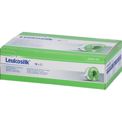 LEUKOSILK 2,5 cmx5 m 12 St