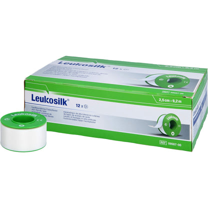 LEUKOSILK 2,5 cmx9,2 m 12 St