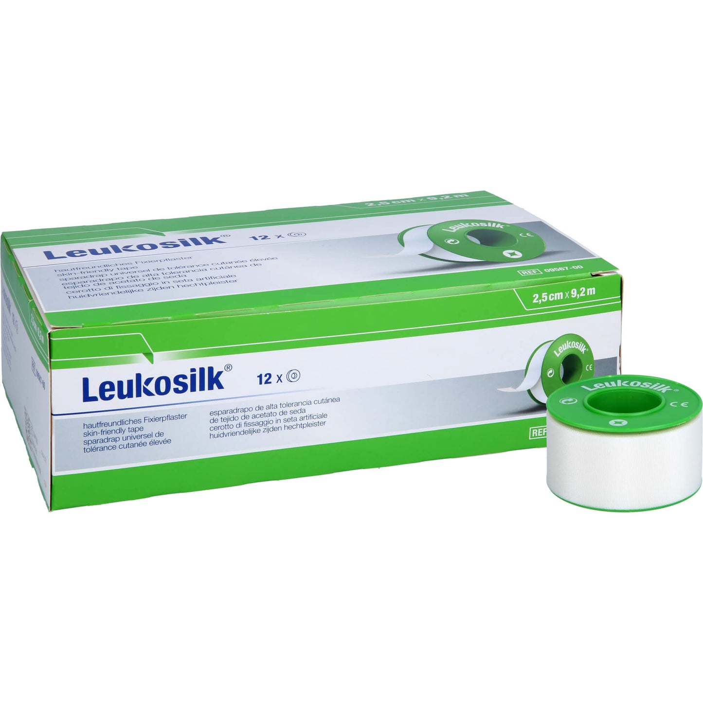 LEUKOSILK 2,5 cmx9,2 m 12 St