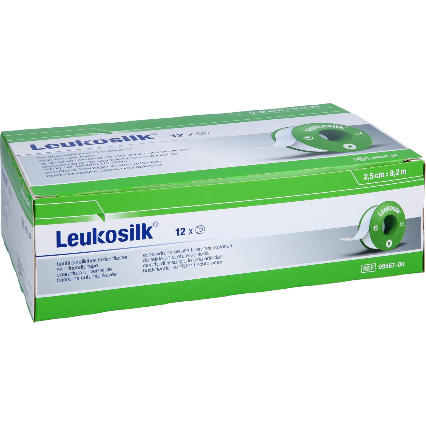 LEUKOSILK 2,5 cmx9,2 m 12 St