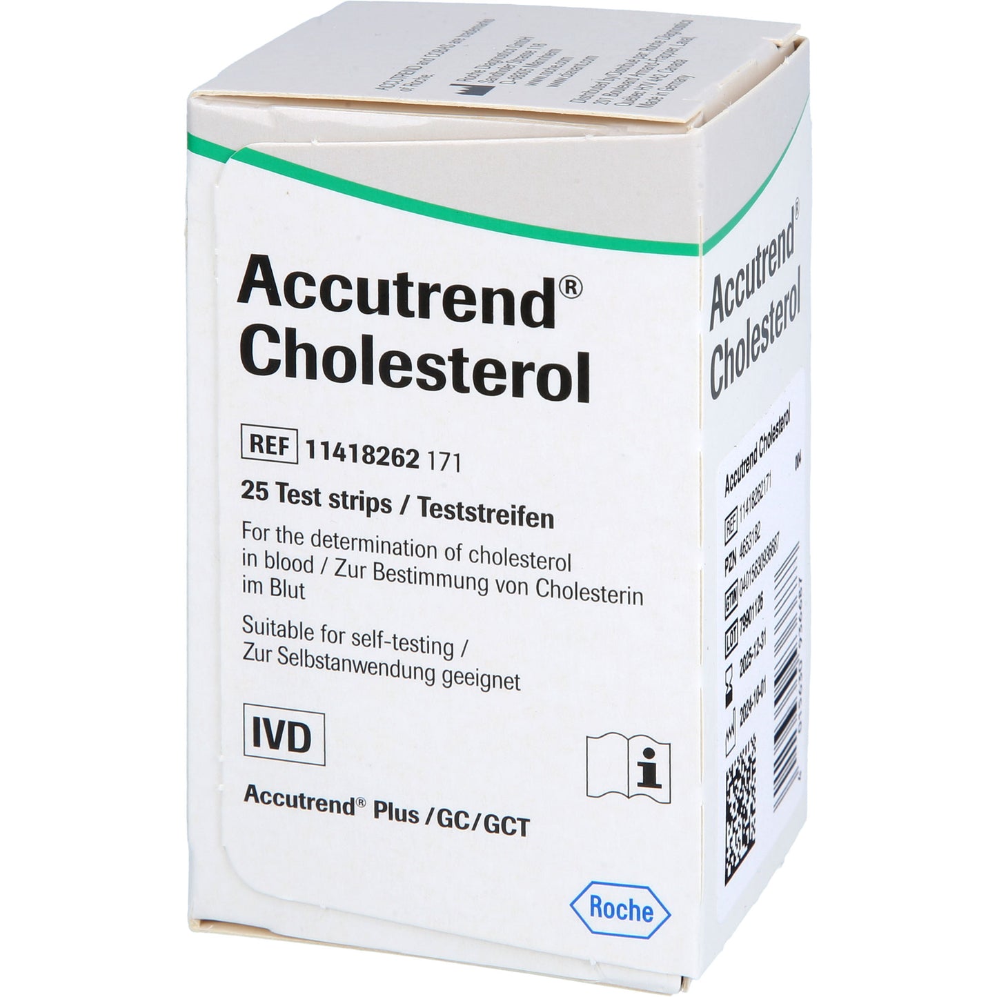 ACCUTREND Cholesterol Teststreifen 25 St