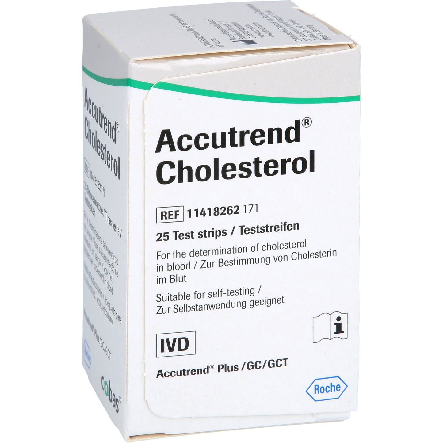 ACCUTREND Cholesterol Teststreifen 25 St