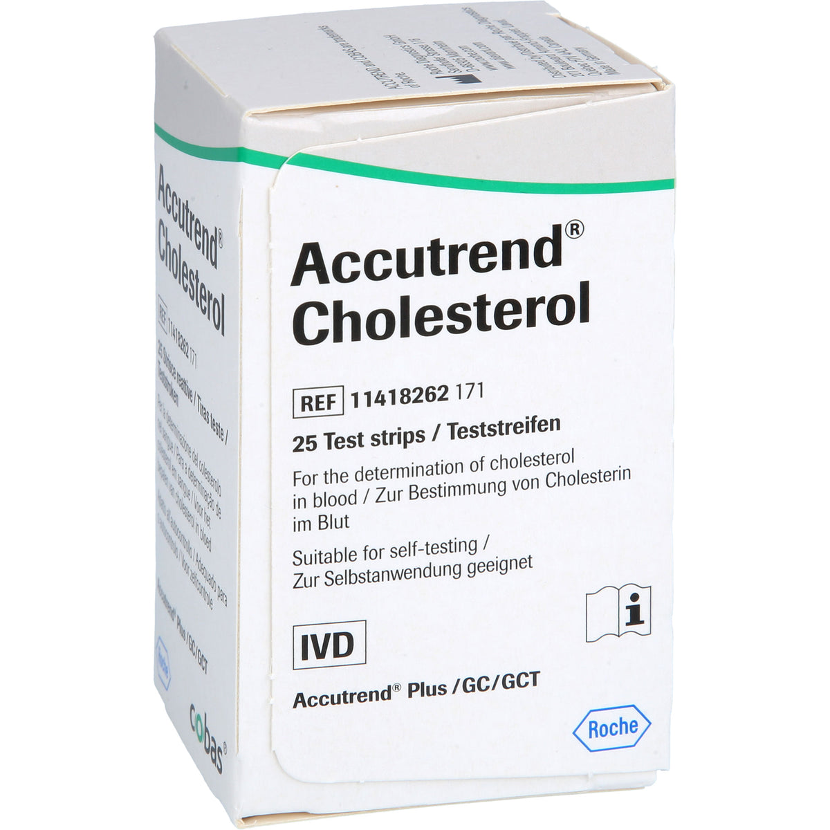 ACCUTREND Cholesterol Teststreifen 25 St