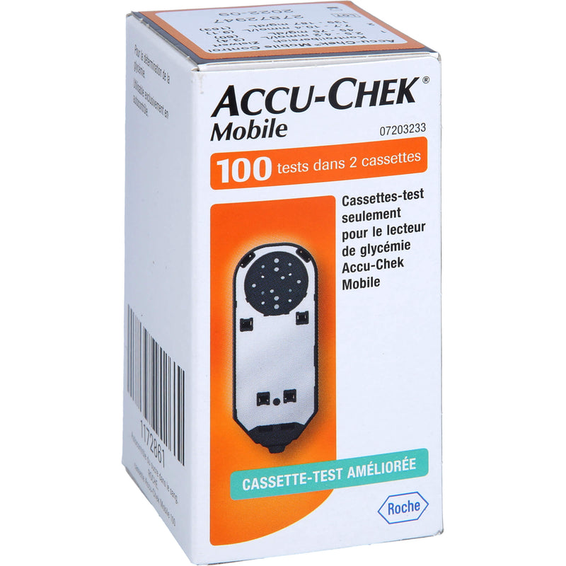 ACCU CHEK MOBILE TESTKASS 100 St