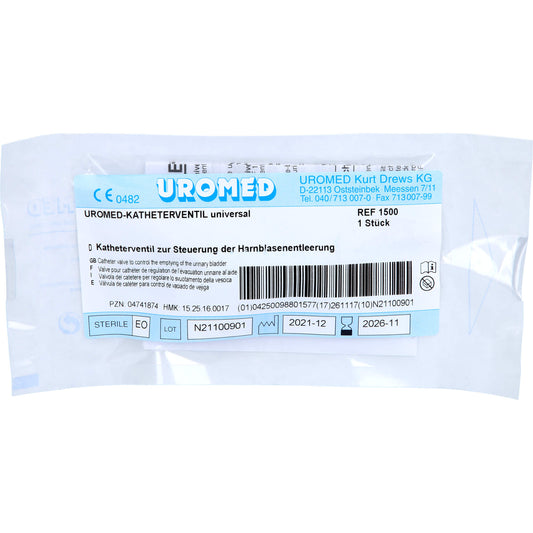 UROMED Katheterventil universal 1500 1 St