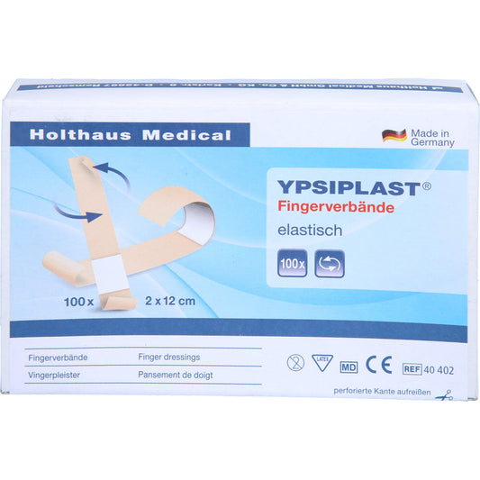 FINGERVERBAND YPSIPLAST elastisch 2x12 cm haut 100 St