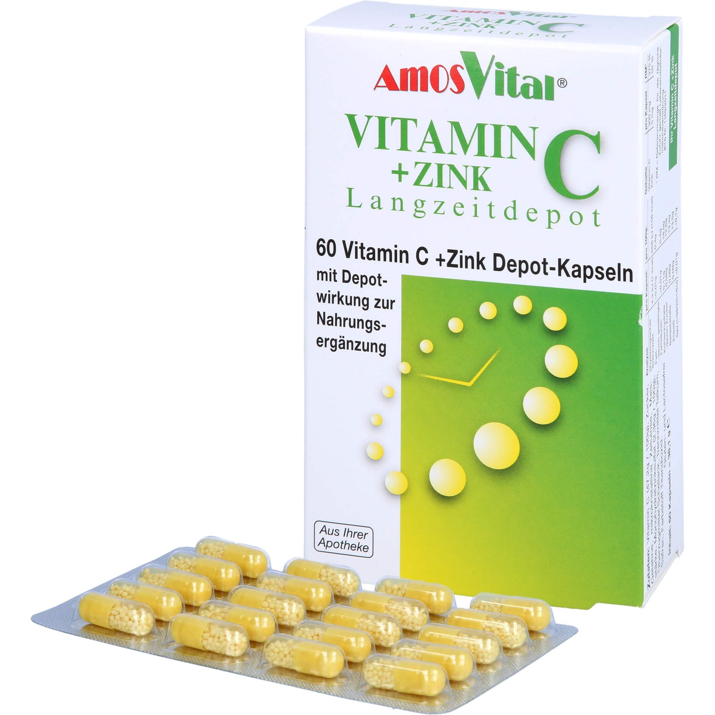 VITAMIN C+ZINK Depot Kapseln 60 St