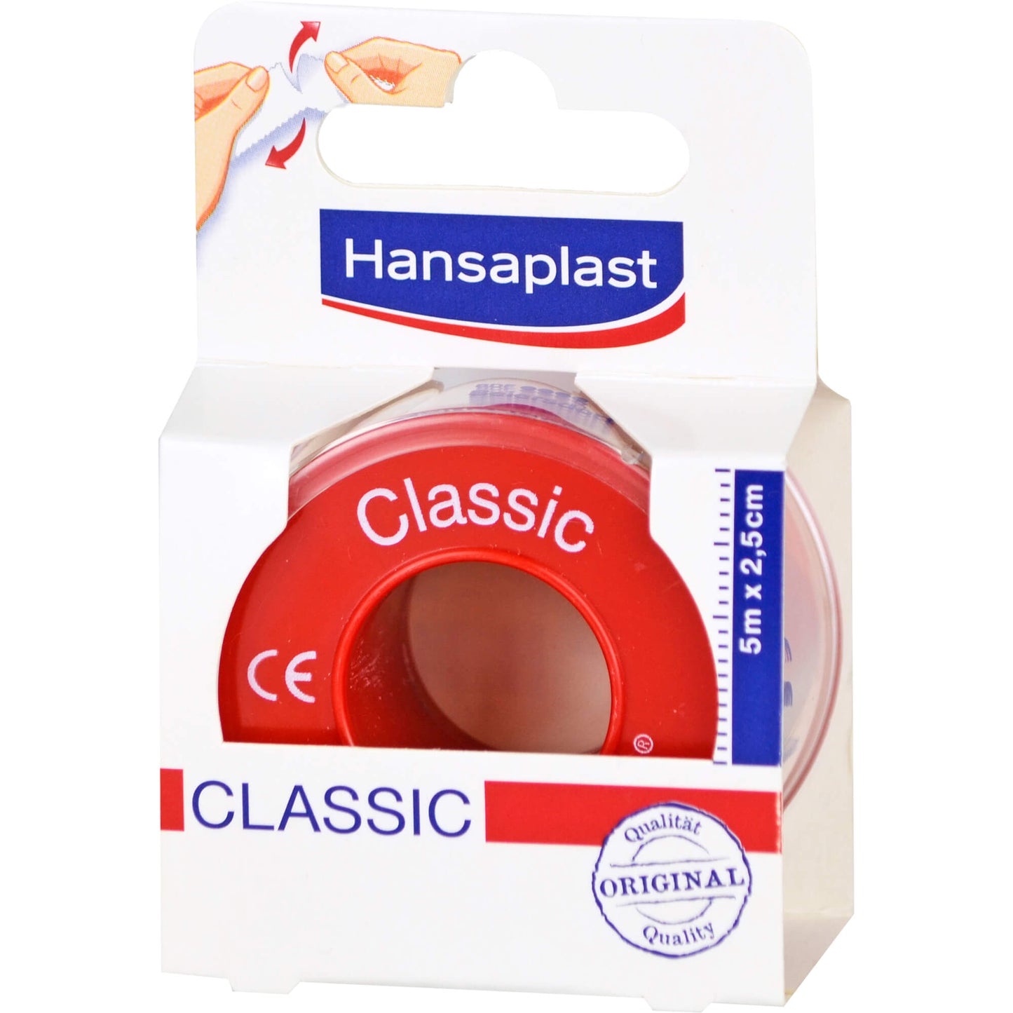 HANSAPLAST Fixierpfl.Classic 2,5 cmx5 m 1 St