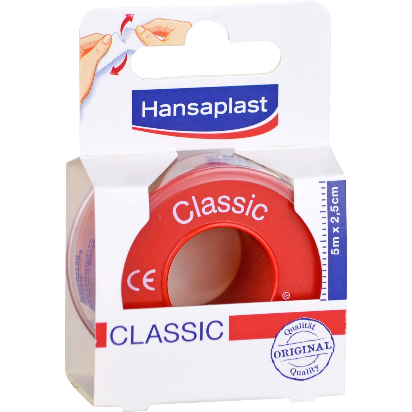 HANSAPLAST Fixierpfl.Classic 2,5 cmx5 m 1 St