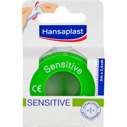 HANSAPLAST Fixierpfl.Sensitive 2,5 cmx5 m 1 St