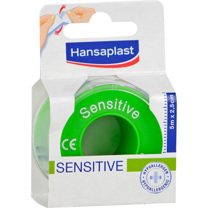 HANSAPLAST Fixierpfl.Sensitive 2,5 cmx5 m 1 St