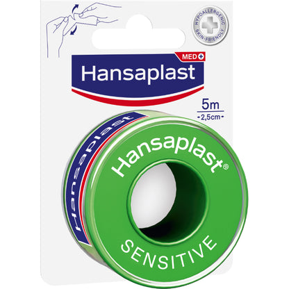 HANSAPLAST Fixierpfl.Sensitive 2,5 cmx5 m 1 St