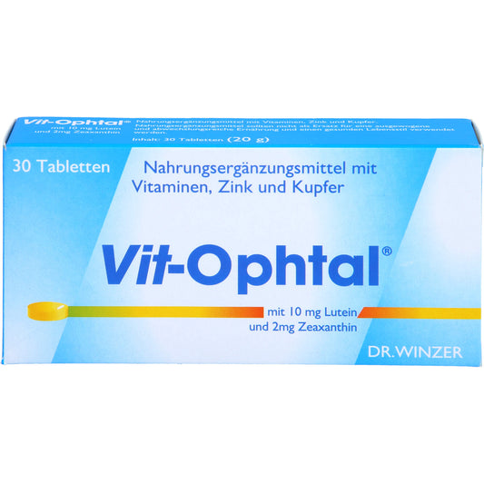 VIT OPHTAL mit 10 mg Lutein Tabletten 30 St