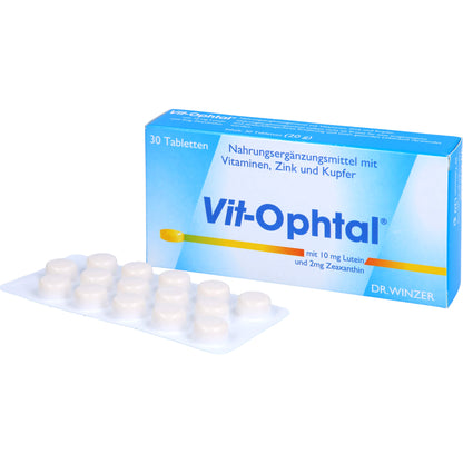 VIT OPHTAL mit 10 mg Lutein Tabletten 30 St