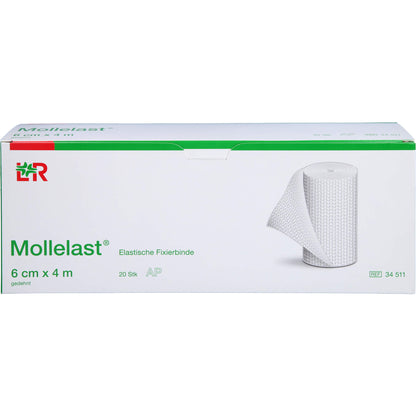 MOLLELAST Binden 6 cmx4 m weiß 20 St