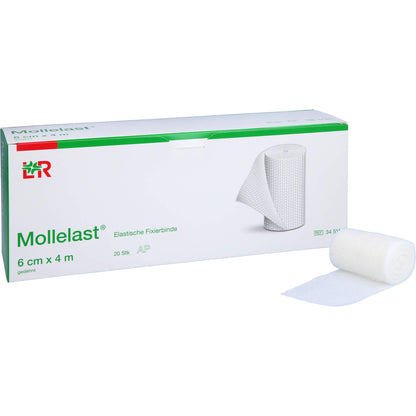 MOLLELAST Binden 6 cmx4 m weiß 20 St