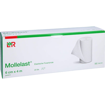 MOLLELAST Binden 6 cmx4 m weiß 20 St