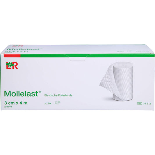 MOLLELAST Binden 8 cmx4 m weiß 20 St