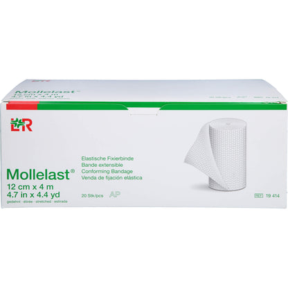 MOLLELAST Binden 12 cmx4 m weiß 20 St