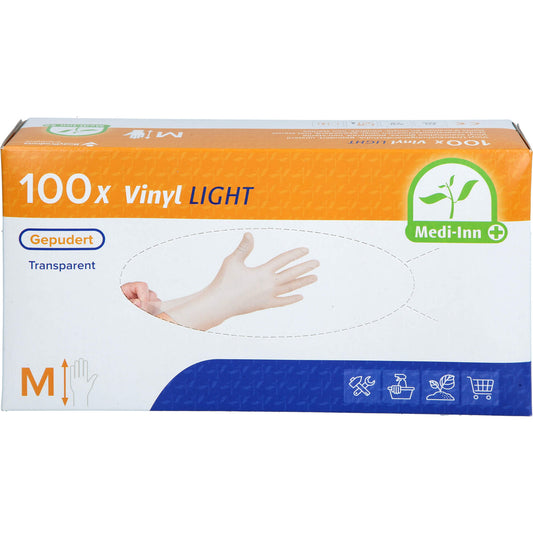 HANDSCHUHE Einmal Vinyl gepudert M 100 St