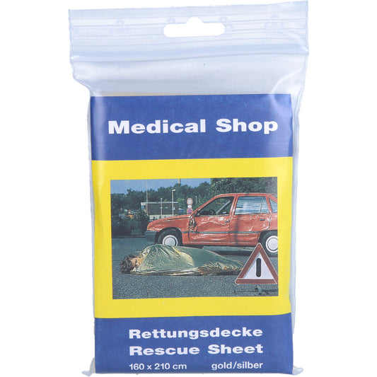 RETTUNGSDECKE YPSISAVE 160x210 cm gold/silber 1 St