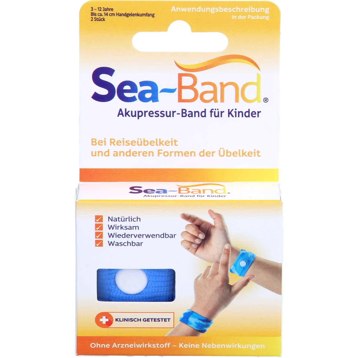 SEA-BAND Akupressurband f.Kinder 2 St