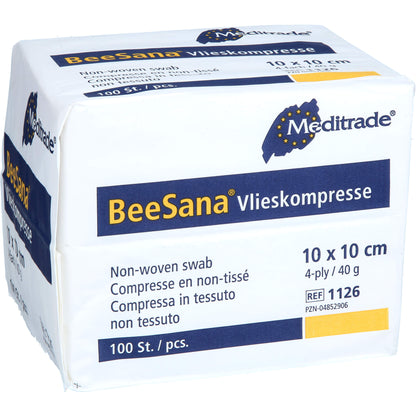 VLIESKOMPRESSEN unsteril 10x10 cm 4fach 40g 100 St