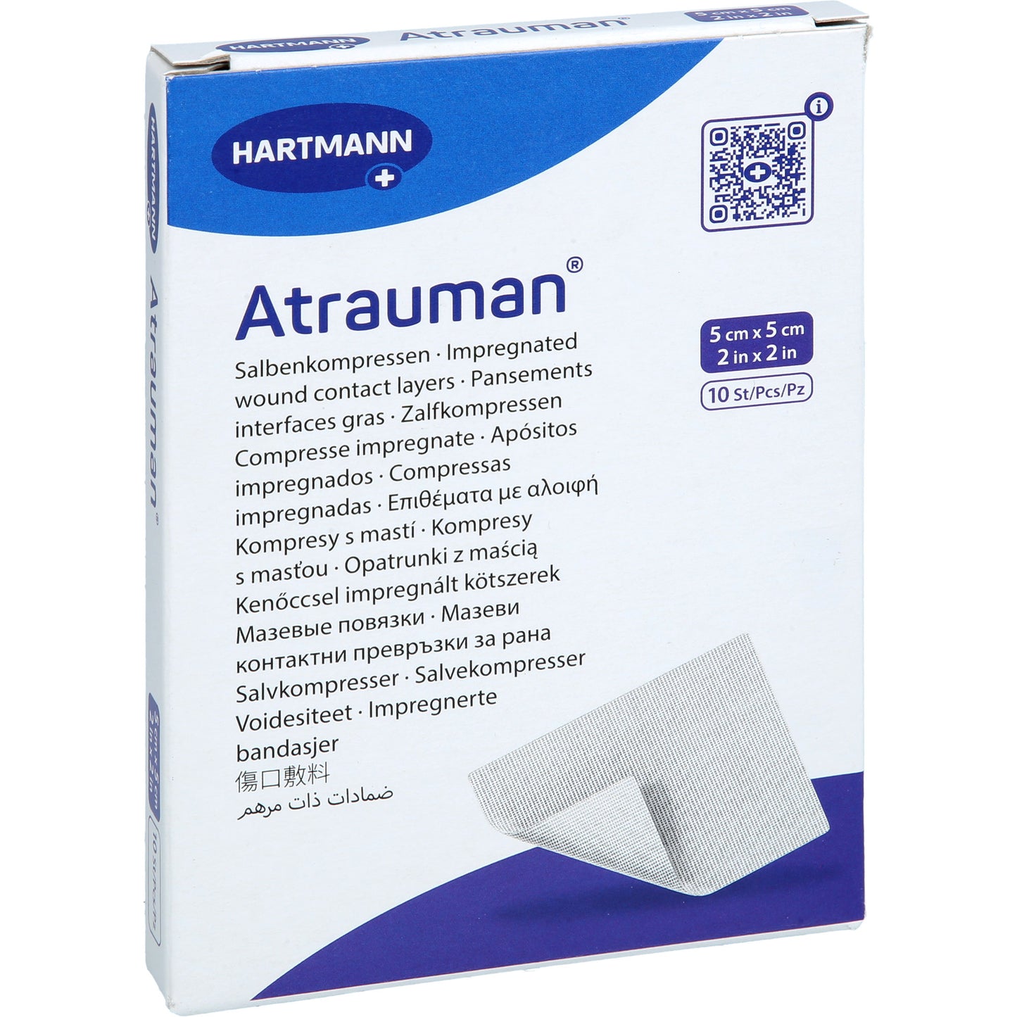 ATRAUMAN 5x5 cm steril Kompressen 10 St