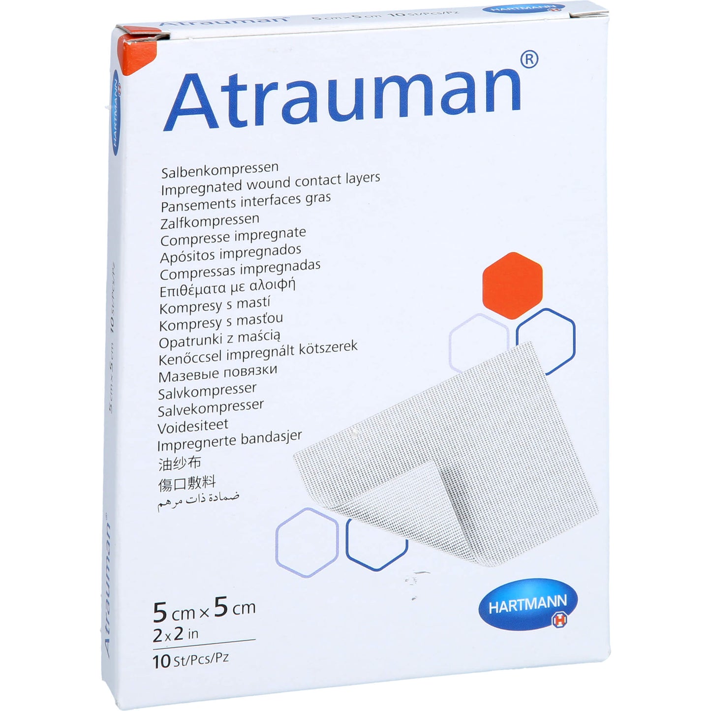 ATRAUMAN 5x5 cm steril Kompressen 10 St