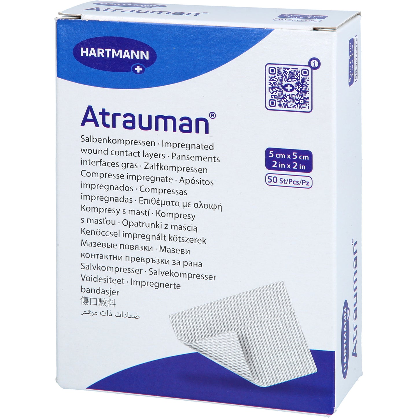 ATRAUMAN 5x5 cm steril Kompressen 50 St