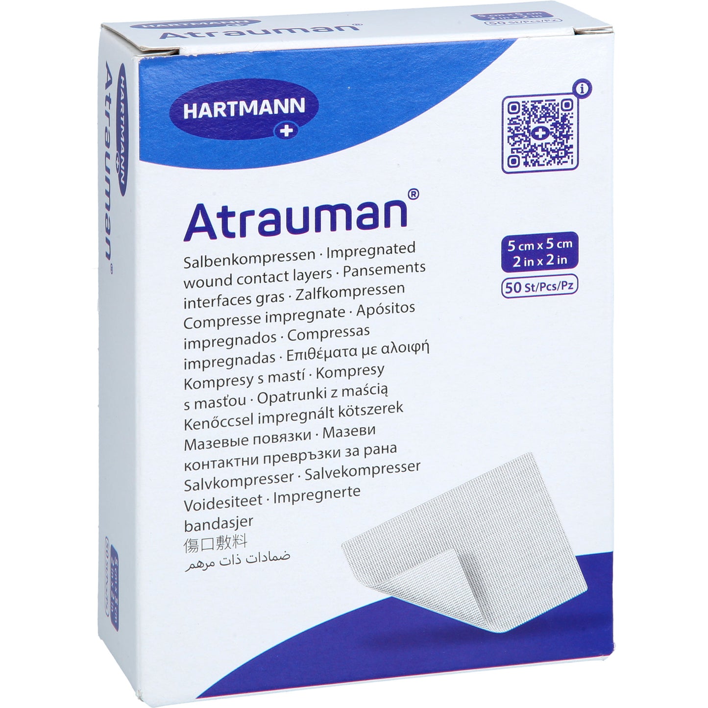 ATRAUMAN 5x5 cm steril Kompressen 50 St