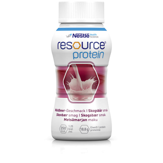 RESOURCE Protein Drink Waldbeere 4X200 ml